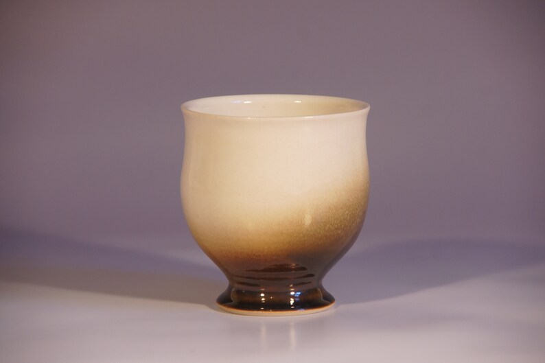Handmade Brown and white Mug Cup
