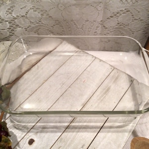 Pyrex Klar Rechteck Vintage Auflaufform 2Qt #232
