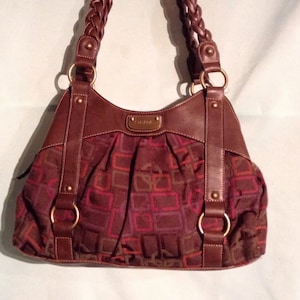 Strada Brown Multicolored Shoulder Handbag