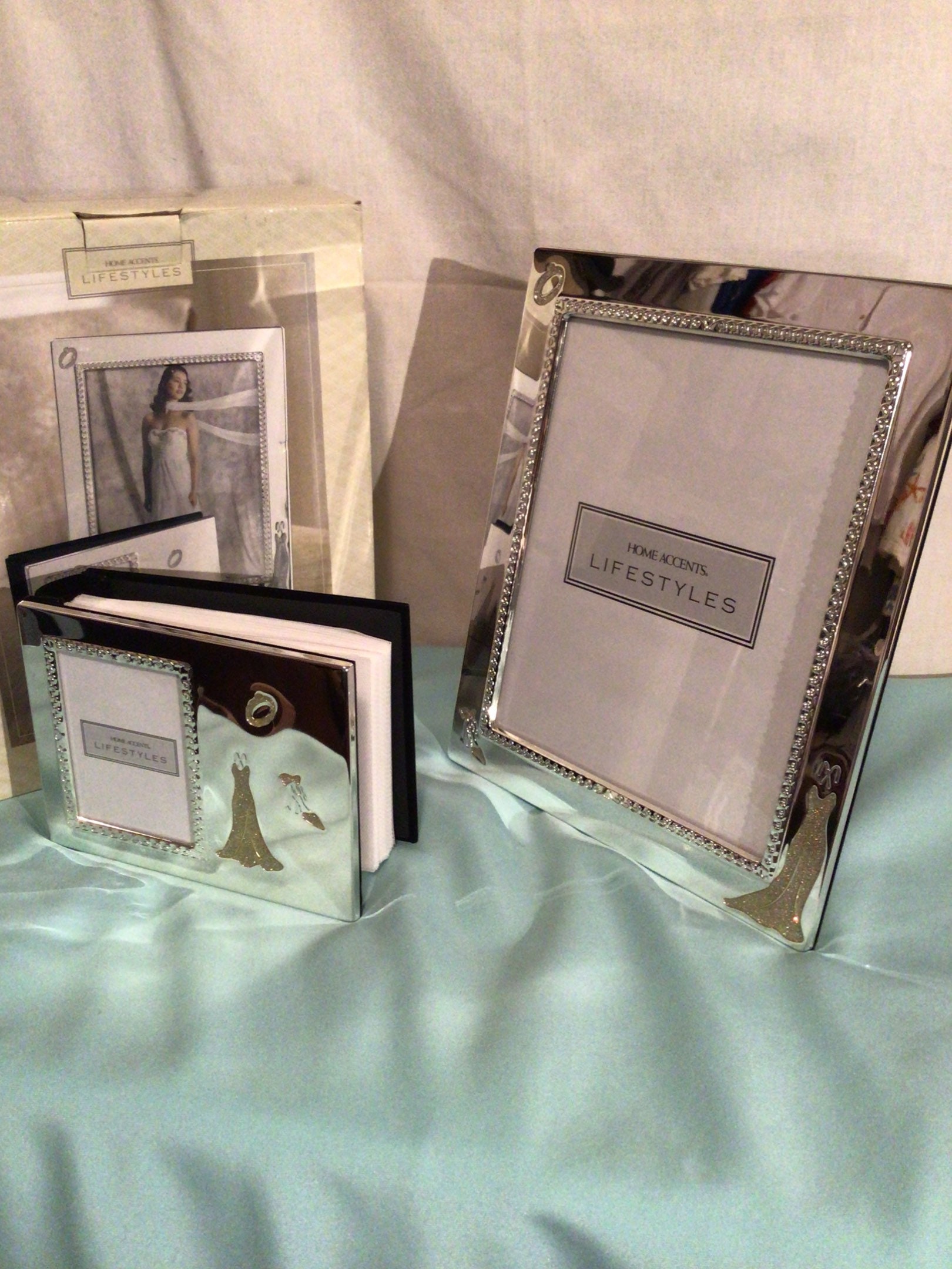 Silver Plated Home Accents Lifestyles 2 Piece Frame Set 8x10 Etsy