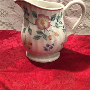 Chartwell Briar Rose ~ Milk Pitcher Pottery China ~ Chartwell Collection England