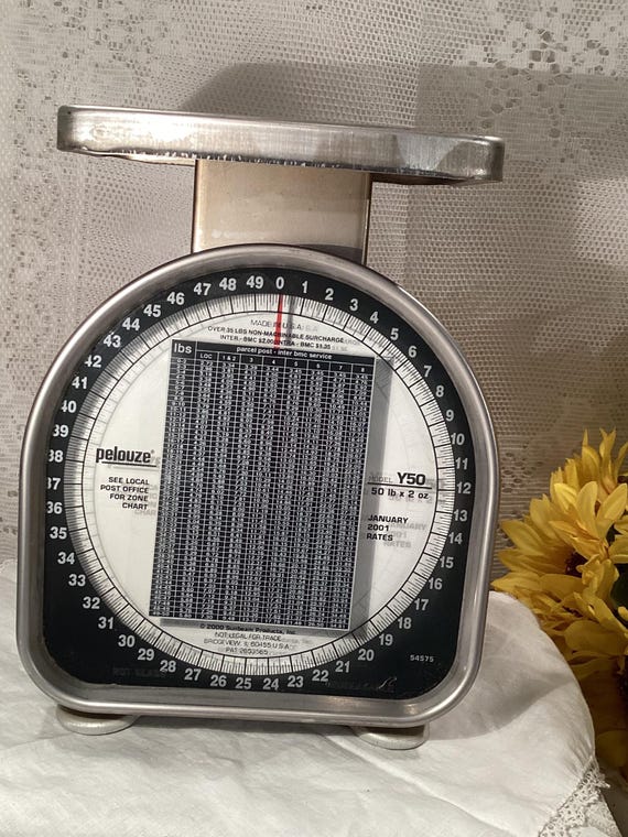 Pelouze Heavy-duty Mechanical Package Scale, 50-pound (Y50) - Etsy