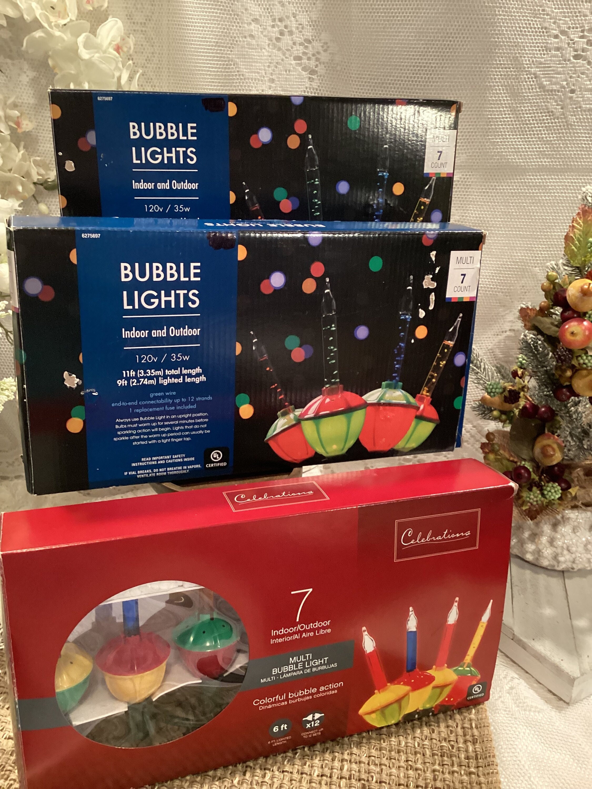 Christmas Bubble Lights Etsy UK