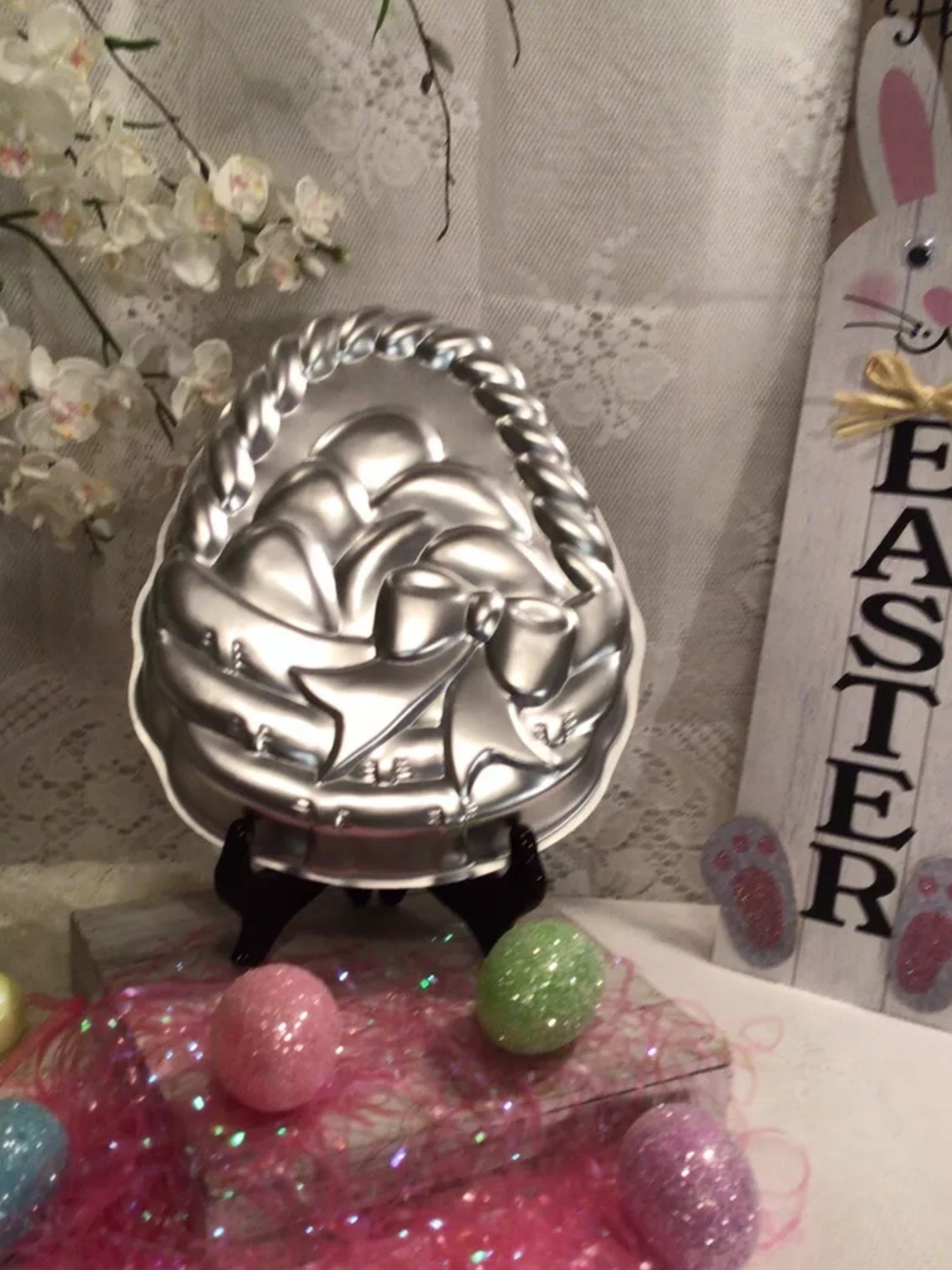 Vintage Wiltons Easter Egg Basket Cake Pan 1980 502727 Etsy