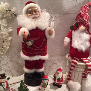 Vintage Table Top Santa Decorative Only