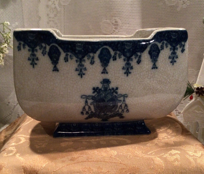 United Wilson JUWC 1897 Mark Porcelain Chinoiserie Cachepot Etsy