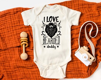 Novelty Themed Baby Grow/Suit Father I LOVE MY CANADIAN DADDY Dad Canada 