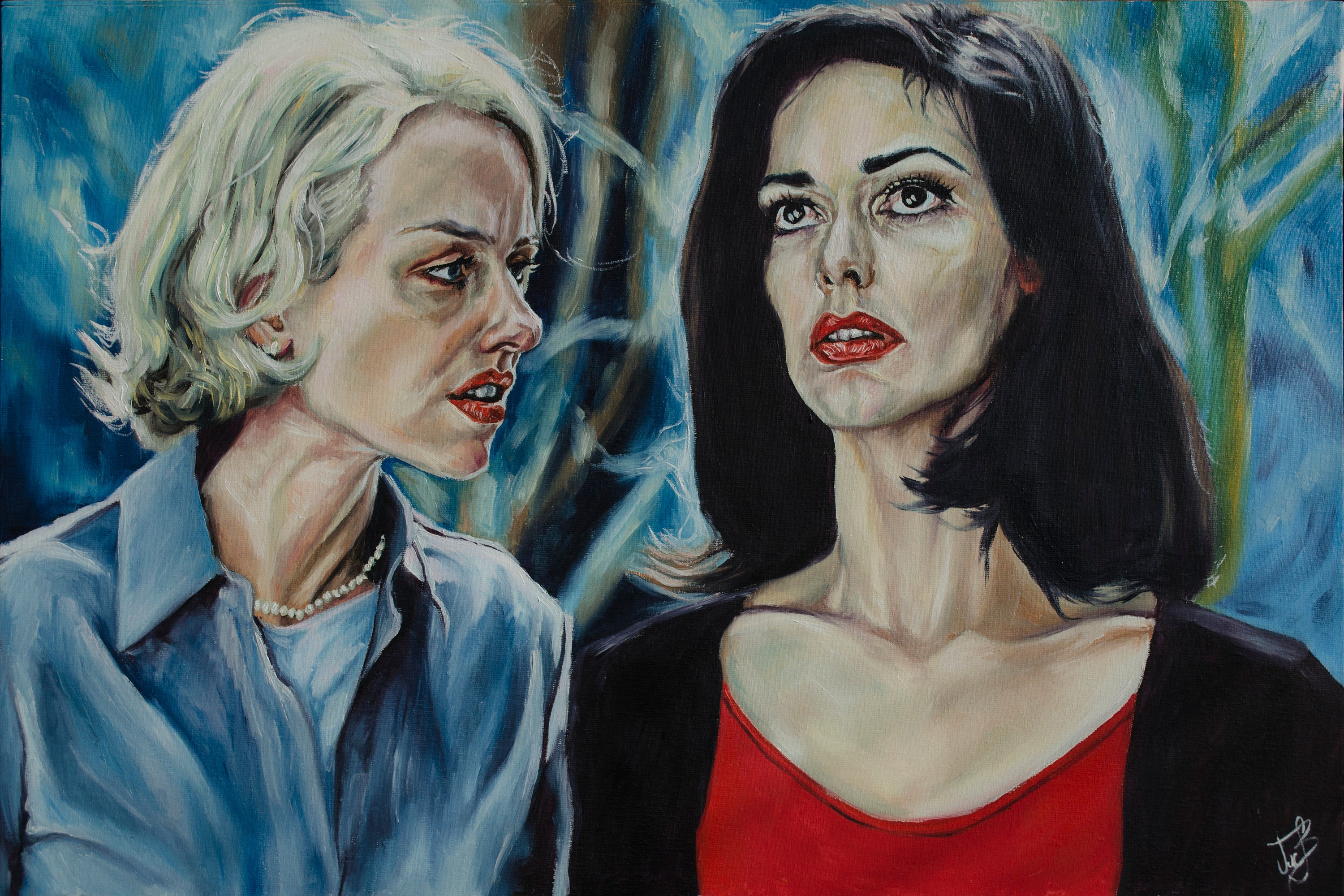 Mulholland Drive original painting Etsy