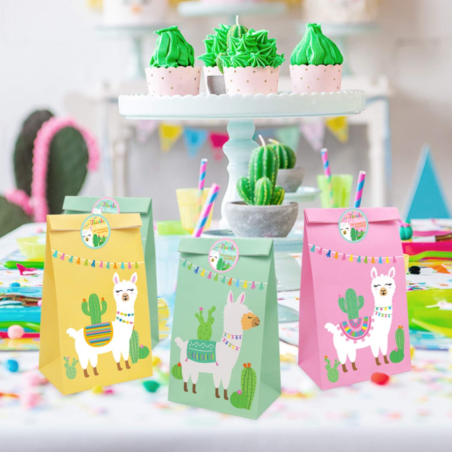 Llama Favor Bags Pack of 24 Llama Gift bags Llama Treat Etsy