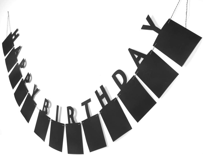 Birthday Photo Banner, Annual Milestone Happy Birthday Banner, Mens Back Banner, Milestone Photo Banner for Men and Women image 4