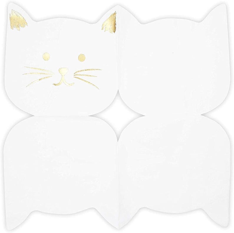 Cat Shaped Napkins - Thumbnail 3