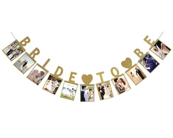 Bride To Be Photo Banner, Wedding Sign Bridal Shower, Bachelorette Party Decorations, Bridal Shower Decorations