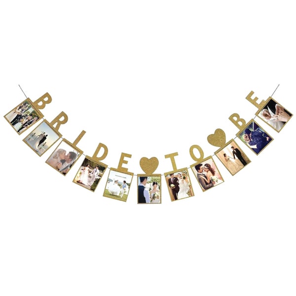 Bride To Be Photo Banner, Wedding Sign Bridal Shower, Bachelorette Party Decorations, Bridal Shower Decorations