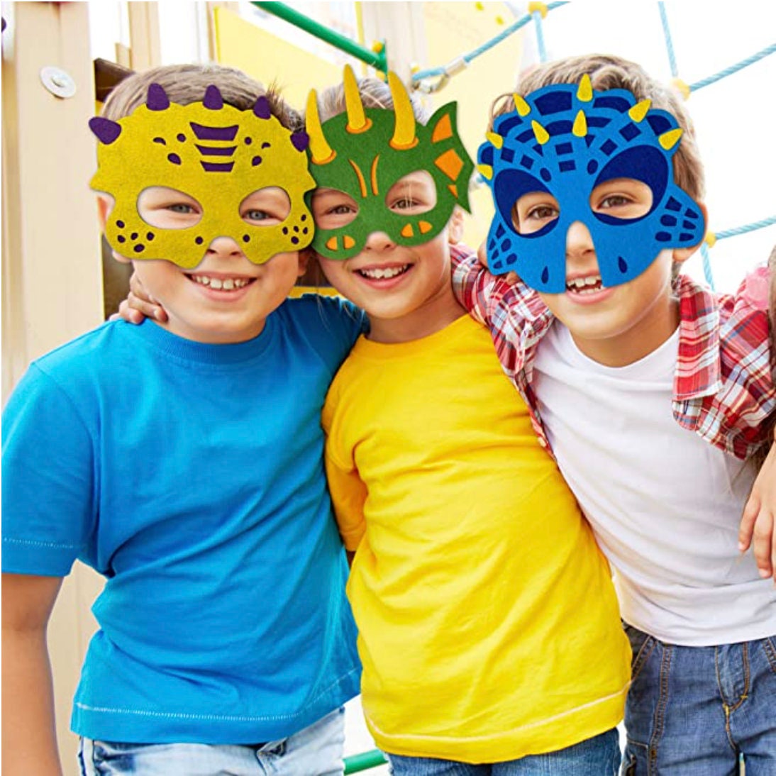 Dinosaur Masks Pack of 24 Dinosaur Party Favors Dinosaur Etsy