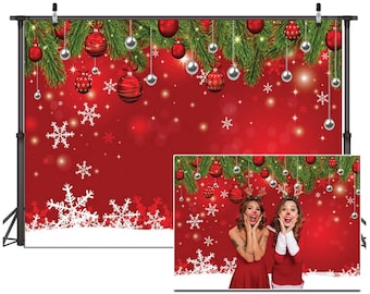 FiVan Christmas backdrops Stove Photo Background Vinyl Xmas Photograhy Prop for Studio Pictures or Family Photo FT-7403 