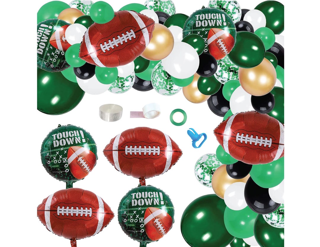 Football Balloon Garland Arch Kit Decorations 106pcs, Kids Teenagers ...