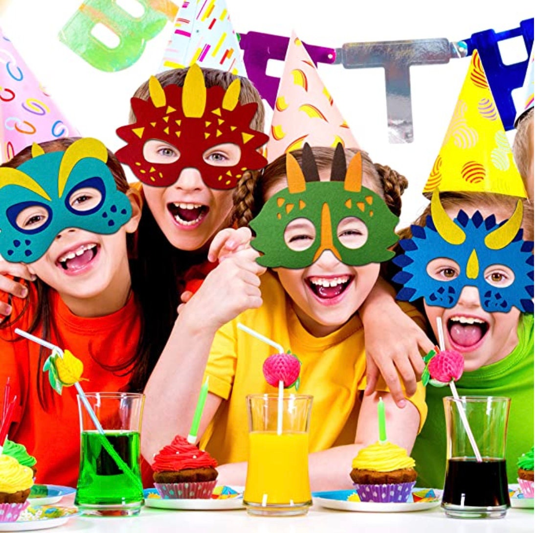 Dinosaur Masks Pack of 24 Dinosaur Party Favors Dinosaur Etsy