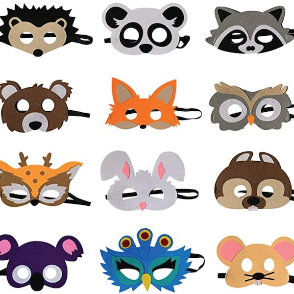 Felt Masks - Etsy