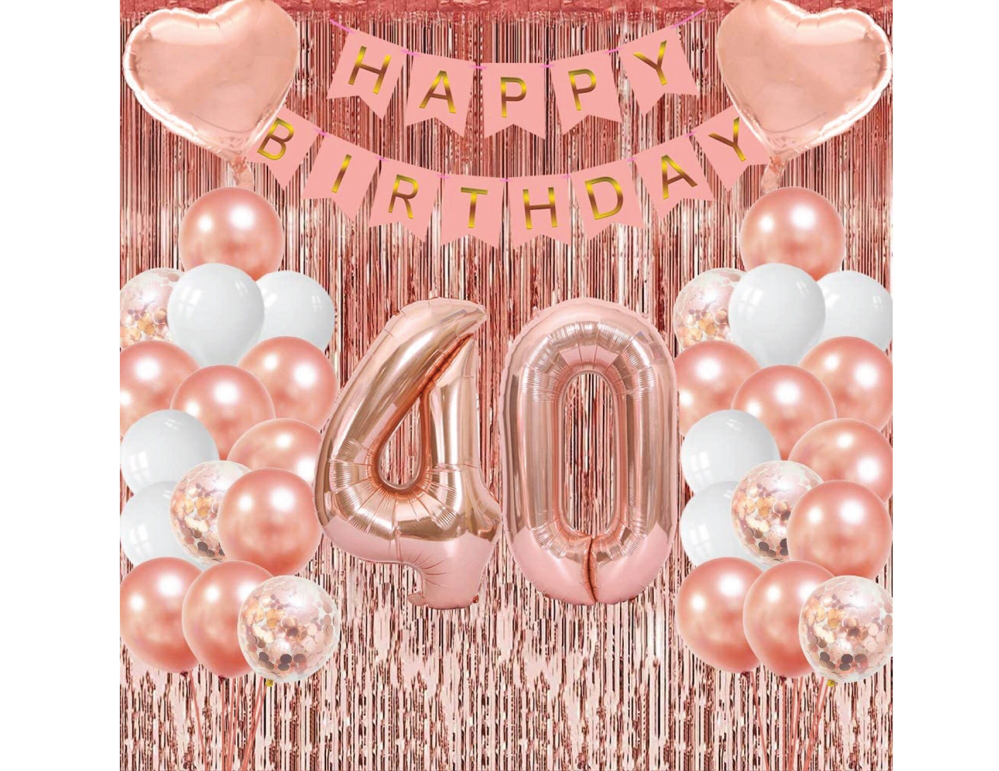 40th BIRTHDAY DECORATIONS for Her Party Supplies Decorations - Etsy Ireland