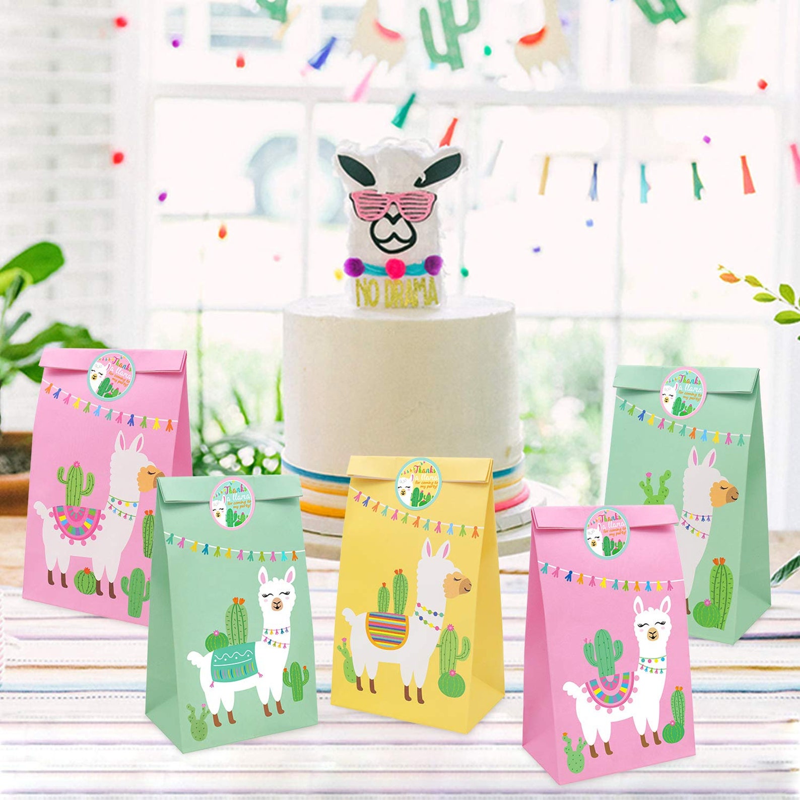 Llama Favor Bags Pack of 24 Llama Gift Bags Llama Treat Etsy