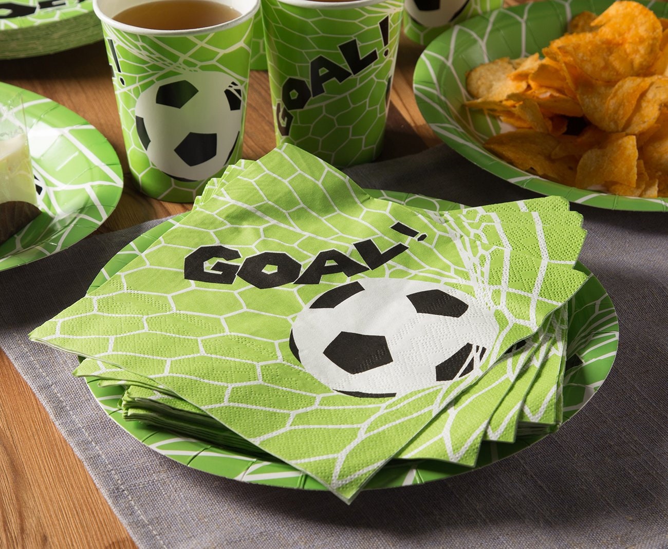 Soccer Birthday Party Supplies serves 24 Soccer Birthday Etsy