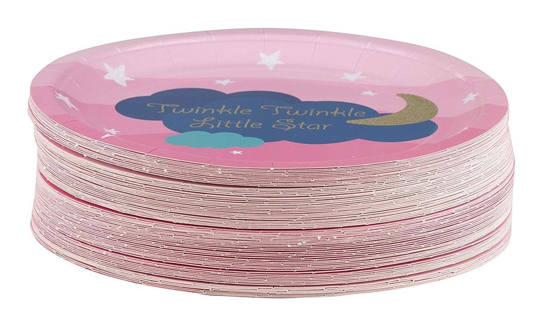 Twinkle Twinkle Little Star Baby Shower Supplies Twinkle Twinkle Little Star Plates 80 Pack Little Star Paper Plates