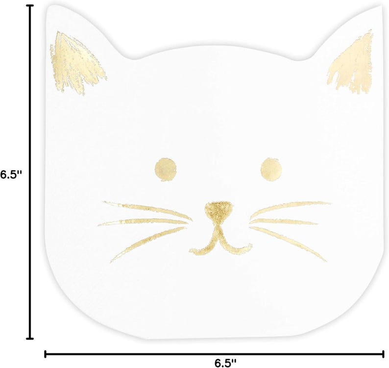 Cat Shaped Napkins - Thumbnail 2
