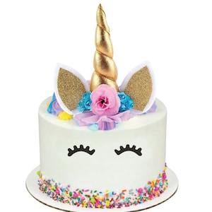 UNICORN Cake Topper, Unicorn Birthday, Unicorn Party Decorations for Birthday Party or Baby Shower