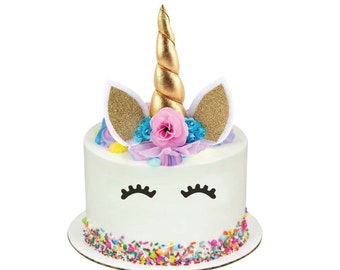 UNICORN Cake Topper, Unicorn Birthday, Unicorn Party Decorations for Birthday Party or Baby Shower