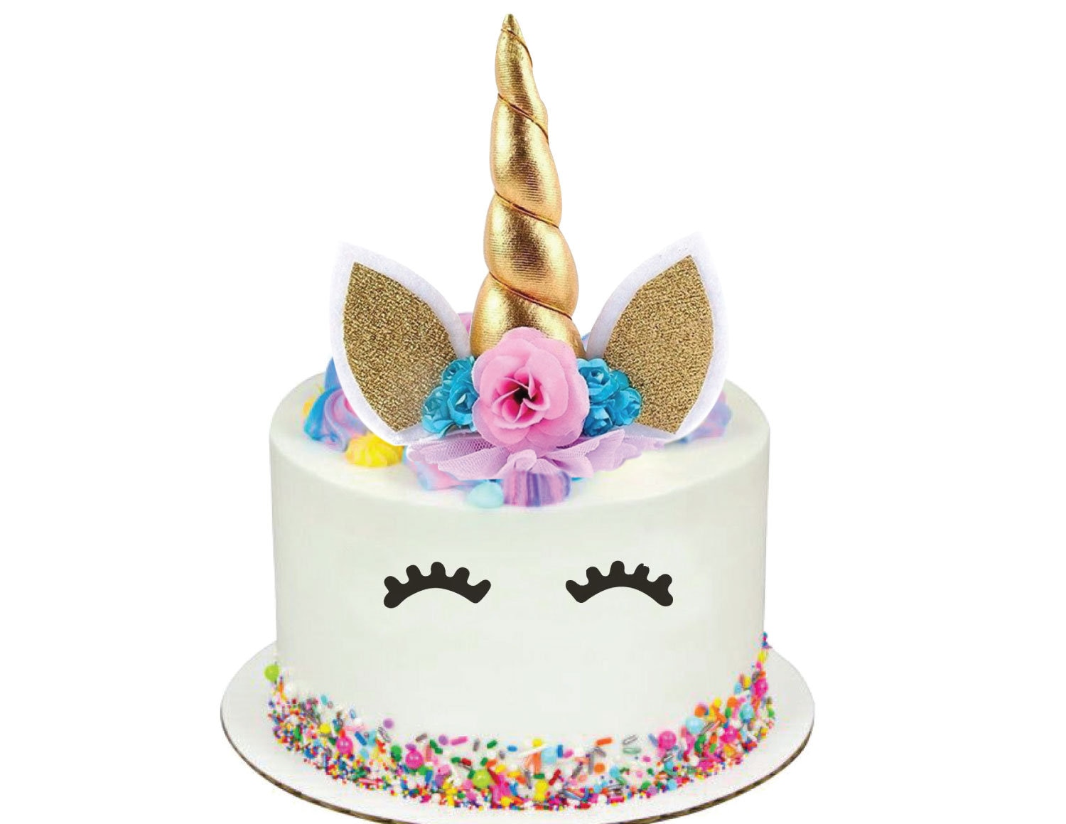 Unicorn themed Letter Cake. - Whipped Art - Cakes