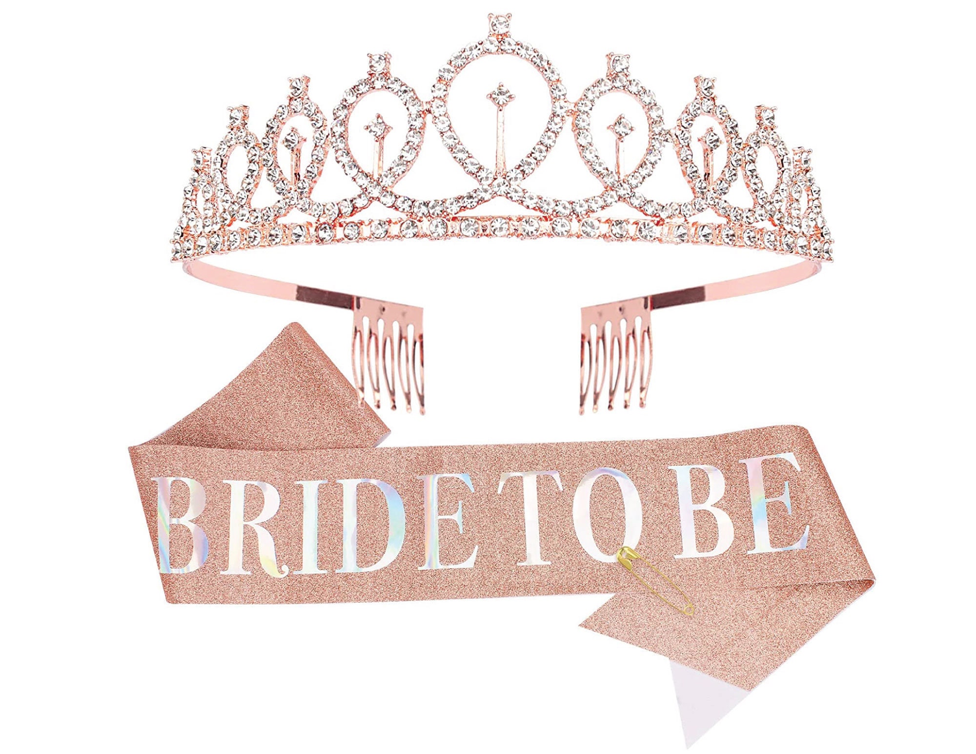 Fancy Bride To Be Sash Kits Bachelorette Party Decorations Bridal Shower  Supplies  Bride To Be Sash, Bridal Tiara, Veil And Bride Tribe Flash  Tattoos Rose Gold 