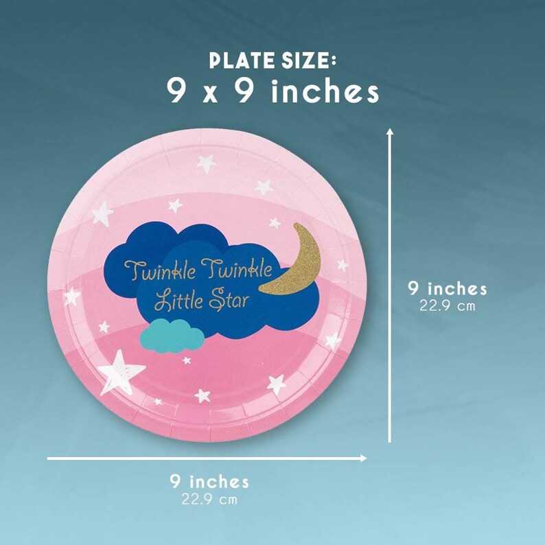 Twinkle Twinkle Little Star Baby Shower Supplies Twinkle Twinkle Little Star Plates 80 Pack Little Star Paper Plates