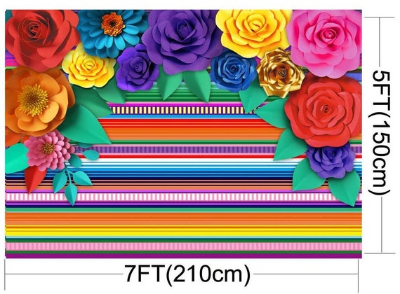 Mexican Fiesta Party Decorations, Multi-color Hanging Birthday