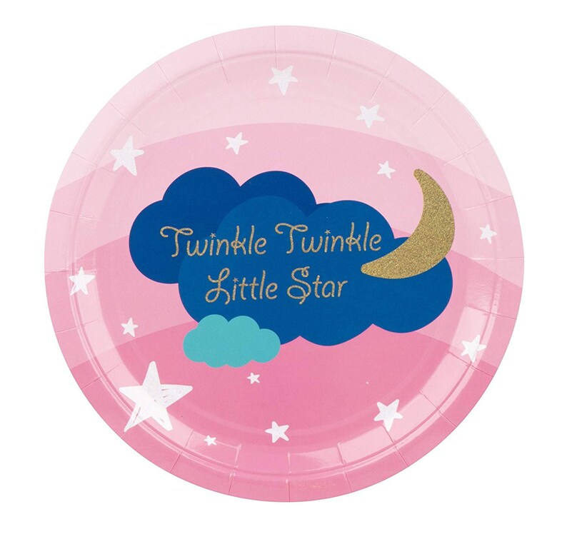 Twinkle Twinkle Little Star Baby Shower Supplies Twinkle Twinkle Little Star Plates 80 Pack Little Star Paper Plates