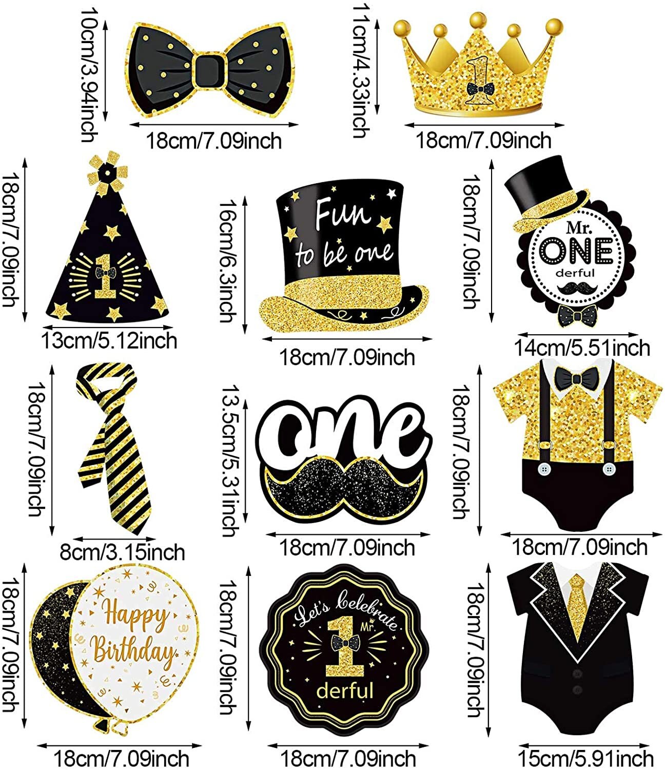 Mr Onederful Hanging Swirl Decorations, Mr Onederful Party Decorations