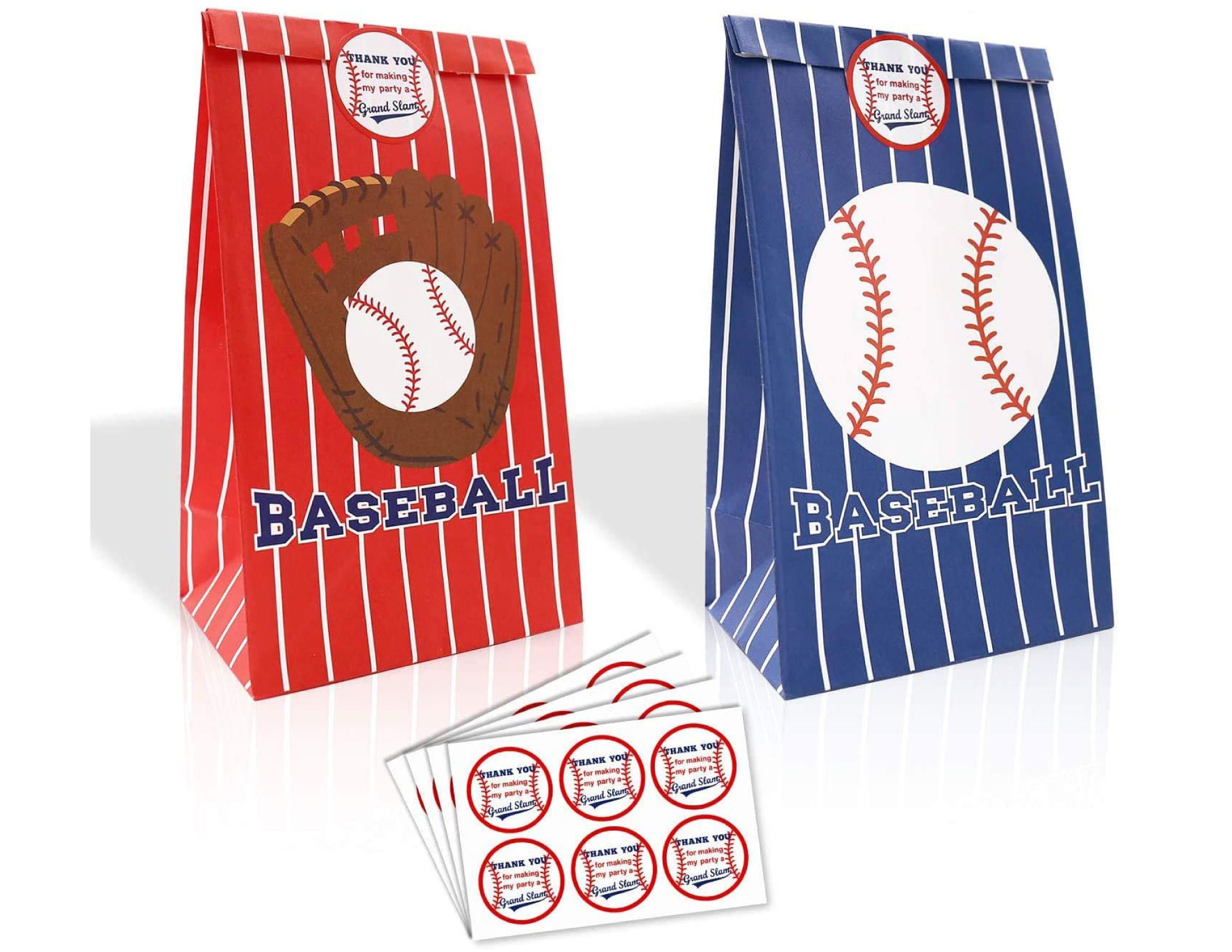 Baseball Treat Bags Pack of 24 Baseball Party Gift Bags with Etsy