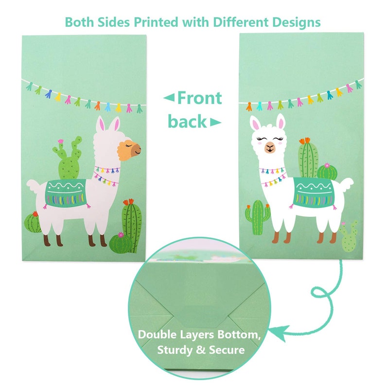 Llama Favor Bags Pack of 24 Llama Gift Bags Llama Treat Etsy