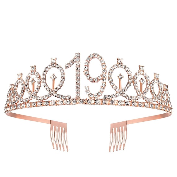 19th Birthday Sash and Tiara for Girls 19 Fabulous Birthday Sash Crown 19th Sash and Tiara for Girls Rose Gold Sash and Tiara Etsy UK