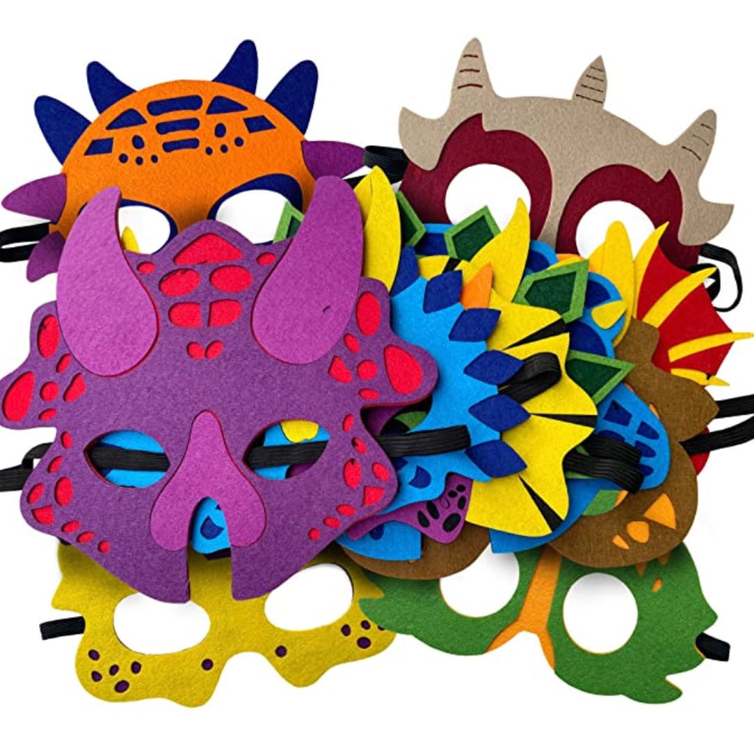 Dinosaur Masks Pack of 24 Dinosaur Party Favors Dinosaur Etsy
