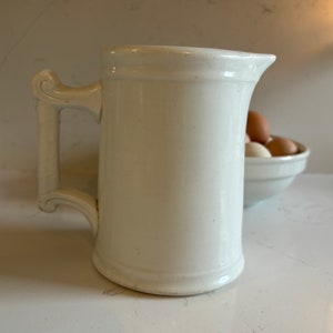 Antique white Ironstone pitcher