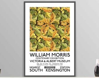 William Morris Centenary Exhibition Poster