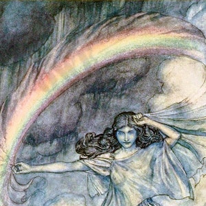 Arthur Rackham Rainbow Goddess image 3