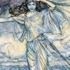 Arthur Rackham Rainbow Goddess image 2