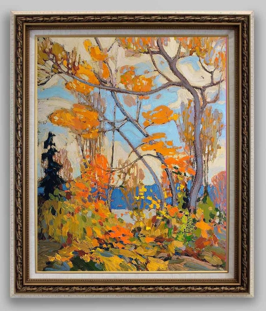 Early autumn in Algonquin Park パステル画 Early Autumn, Algonquin Park, Fall 1915 (1915.116