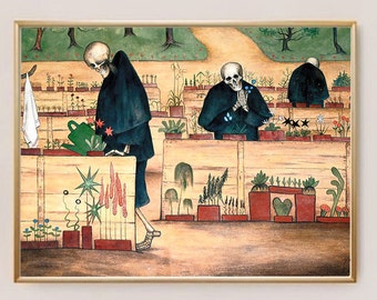 The Garden of Death 1896 Hugo Simberg. Finnish Art Symbolism.