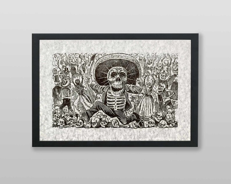 The day of the Dead Día de los Muertos José Guadalupe Posada Mexican artist early C20th image 1