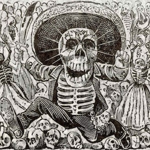 The day of the Dead Día de los Muertos José Guadalupe Posada Mexican artist early C20th image 2