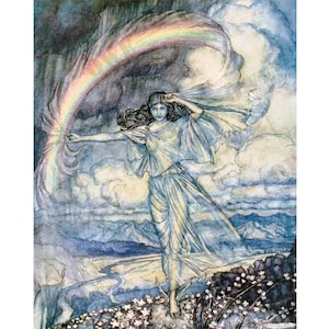 Arthur Rackham Rainbow Goddess image 1