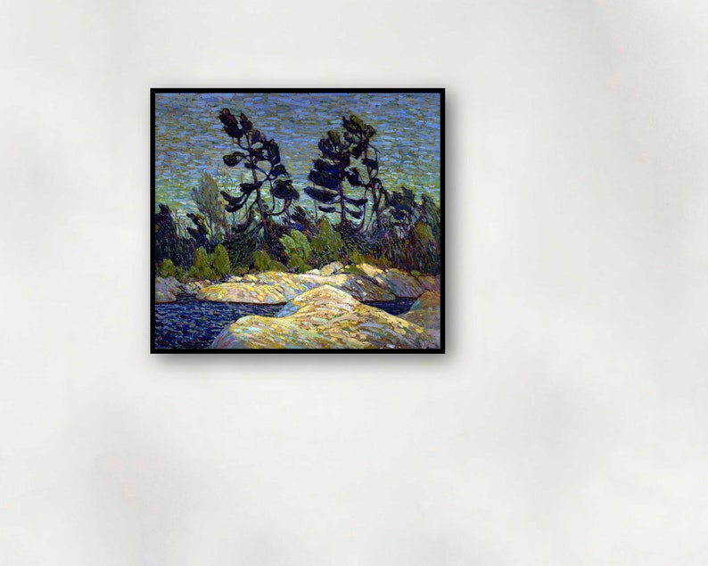 Tom Thomson Print Canadian Art Summer Shore Bay Etsy Canada