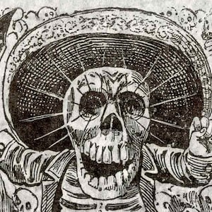 The day of the Dead Día de los Muertos José Guadalupe Posada Mexican artist early C20th image 3